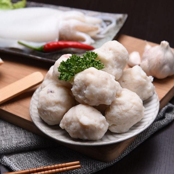 花枝丸 – 宏嘉食品 虱目魚丸 魚丸 九層花枝 花枝丸 市場批發 批發魚丸 傳統市場 餐飲店 團購